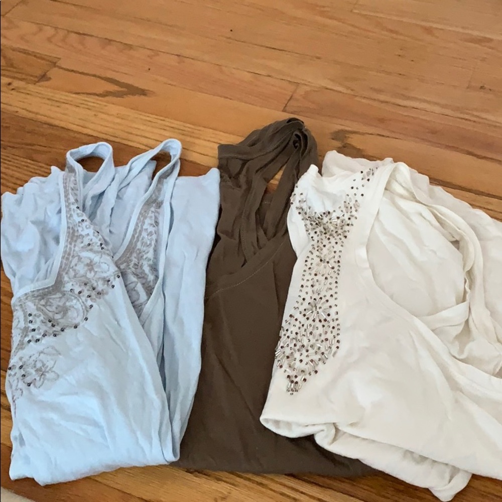 AE embellished racerback tanks bundle